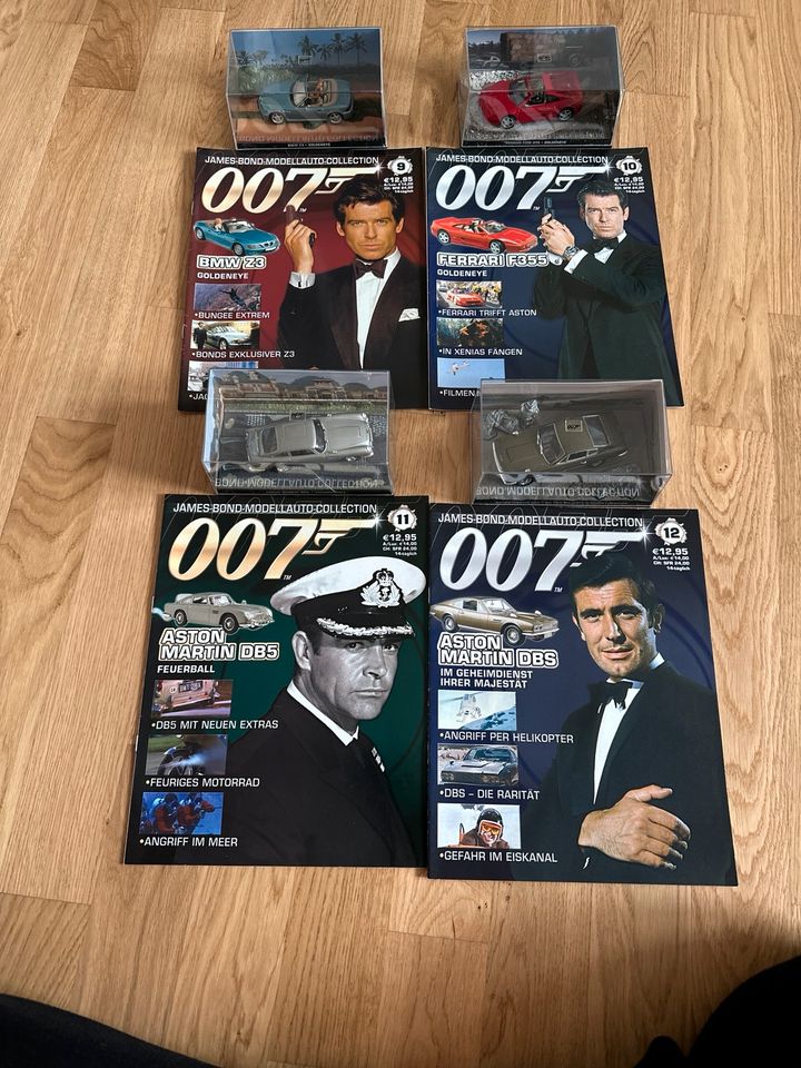 James-Bond-Modellauto-Collection 1-21 (ohne 16, 20) in Lörrach
