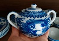 Set Chinesisches Teeservice Teegedeck Porzellan Drachen blau weiß Eimsbüttel - Hamburg Stellingen Vorschau