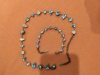 Idea Deja Kette und Armband Swarz mit Swarovski Blauen Steinen Nordrhein-Westfalen - Viersen Vorschau