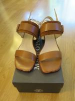 Leder-Sandalen, neu, Marc O`Polo, Größe 39 / 6, Farbe Cognac Düsseldorf - Flingern Nord Vorschau