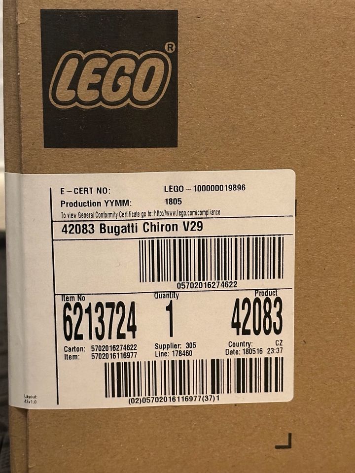 Lego Technic 42083 Bugatti Chiron in Aachen