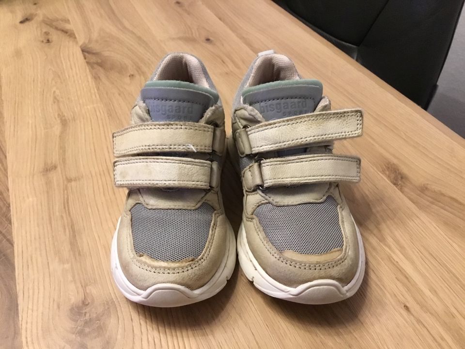 Bisgaard Unisex Kinder Sneaker Gr.28 beige Leder in Georgsmarienhütte