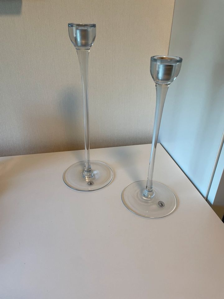 2x Kerzenständer Kerzenhalter Glas in Salzgitter