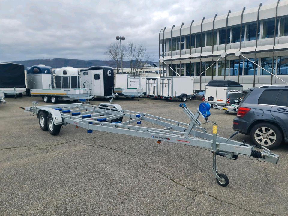 3500 kg Böckmann TPV BA 3500 L Bootstrailer gebraucht in Mosbach