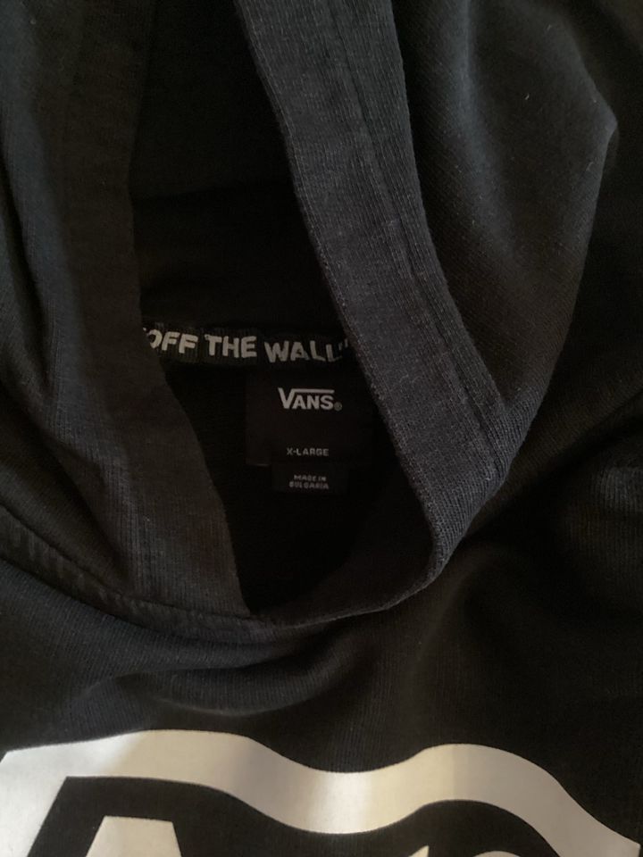 Vans Off the Wall Hoodie Sweatshirt schwarz Gr 164 Kaputzen in Düsseldorf