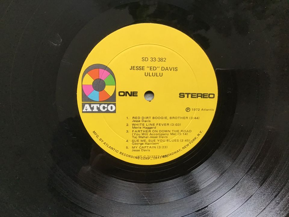 Vinyl LP: Jesse Ed Davis ‎– Ululu in Dortmund