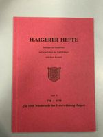 Haigerer Heft Nr. X - 778-1978 Hessen - Haiger Vorschau