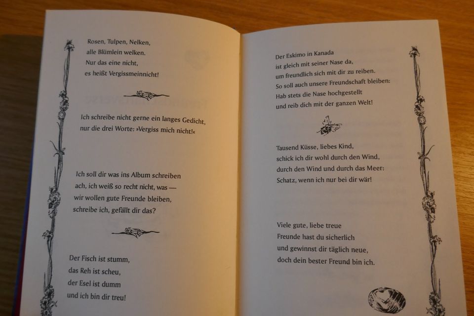 Freundschaft ist die schönste Blume " Verse für das Poesiealbum in Siegen