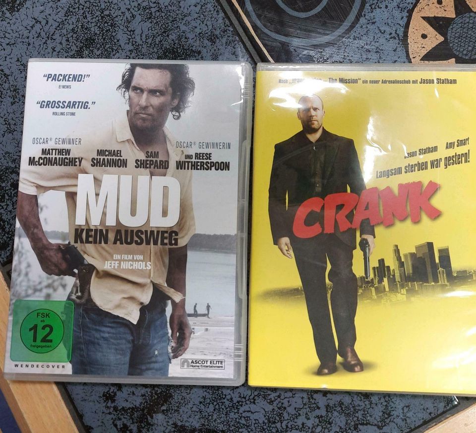 MUD kein Ausweg Crank DVD Jason Statham Matthew McConaughey in Heiningen