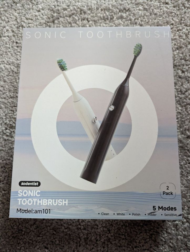 Sonic Toothbrush am101 black & pink Neu Elektrische Zahnbürste in Karlsruhe