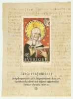 Schweden Block 17 ** Geburtstag der hl. Brigitta Religion Heilige Nordrhein-Westfalen - Kamen Vorschau