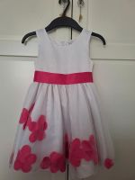 Kleid weiß festlich mit pinken Blumen gr. 98 Kr. München - Ismaning Vorschau