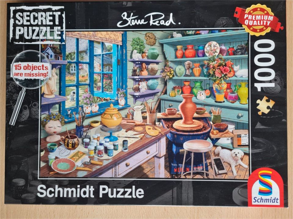 6 Puzzles von Schmidt mit je 1000 Teilen in Roßhaupten