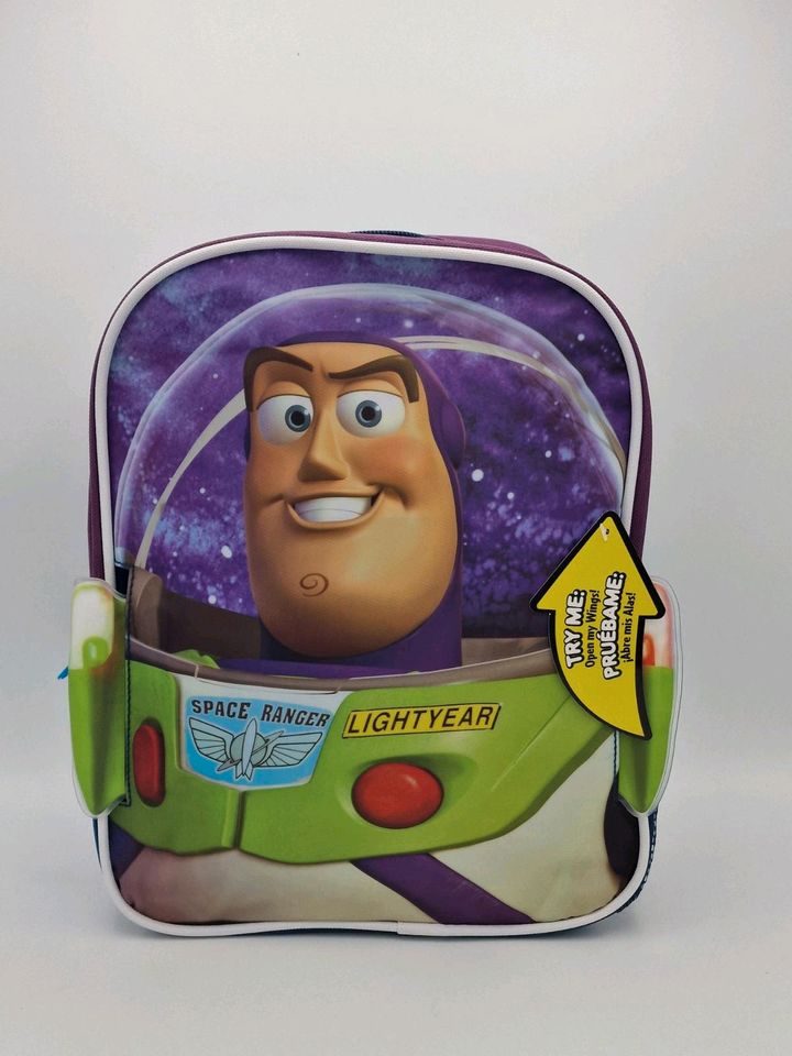 Buzz Lightyear Kinderrucksack 31cm Ausfahrbare Flügel Kindergarte in Kempten