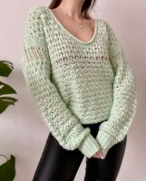 Free People Chunky Weave Knit Wool Strickpullover Oversized Nordrhein-Westfalen - Lippstadt Vorschau