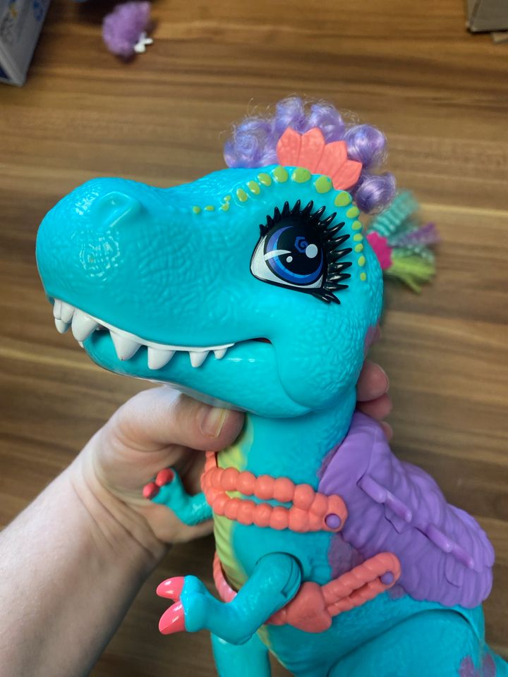 Cave Club Barbie Puppe Dino Dinosaurier t rex vollständig in Güntersleben