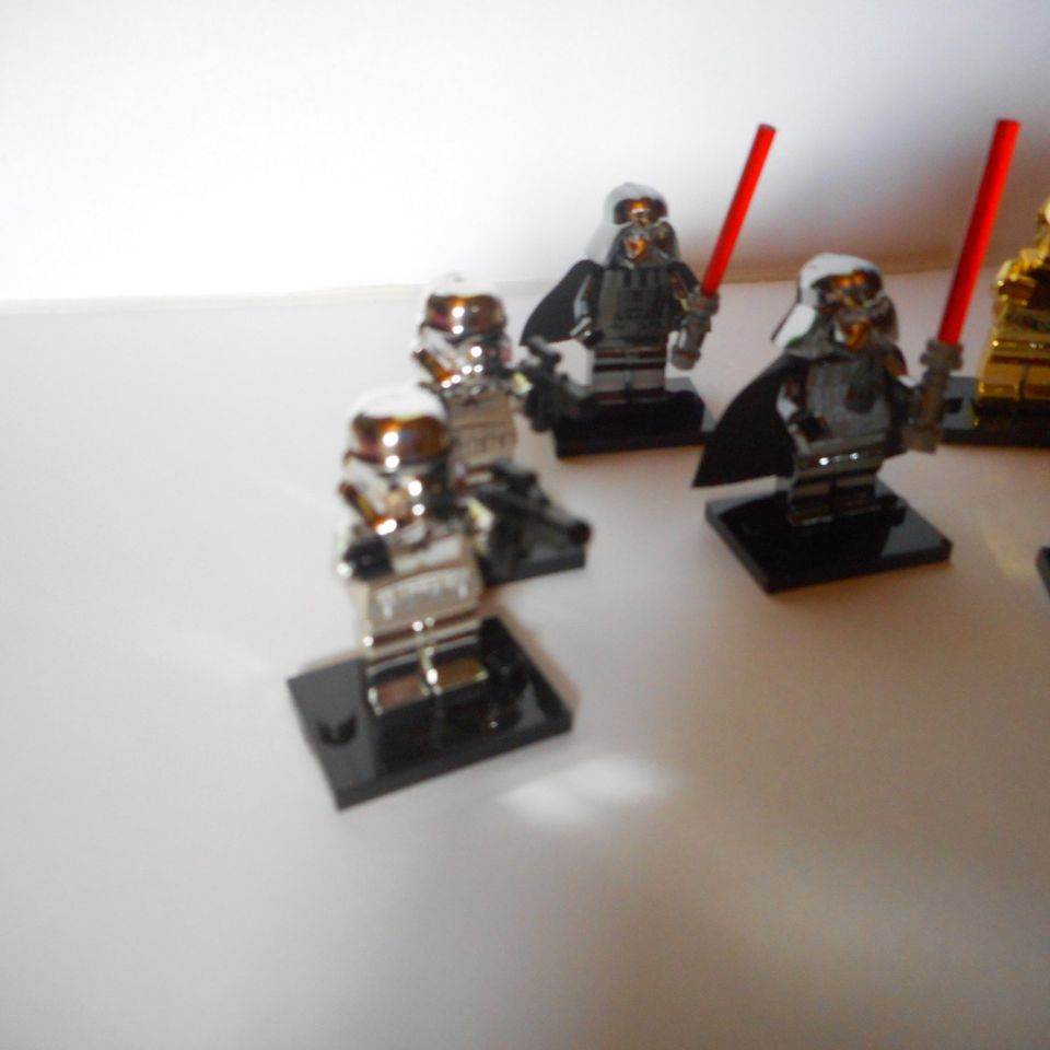 Star Wars Minifiguren galvanisieren/verchromt NEU in Erlangen