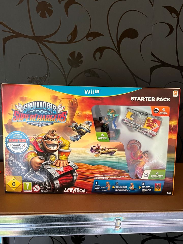 Skylanders superchargers Donkey kong Nintendo Wii u OVP in Helmstadt-Bargen