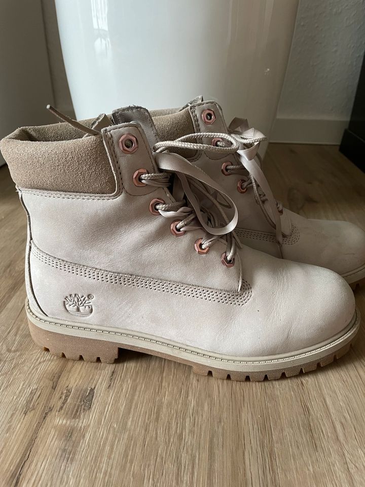 Damen Timberland Boots Gr.39 Rosé Glitzer Special Edition in Kiel