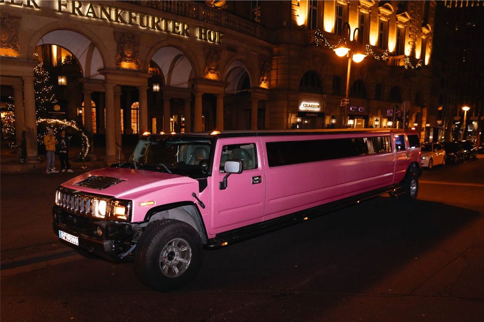 Hummer H2 in Pink / Rosa Limousine in Wiesbaden mieten in Langen (Hessen)