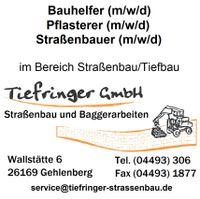 Wir suchen Pflasterer / Bauhelfer - Tiefbau / Straßenbauer Niedersachsen - Friesoythe Vorschau