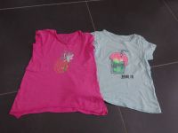2 T-Shirts Größe 128 rosa und türkis Bayern - Waigolshausen Vorschau