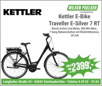 E-Bike Kettler Traveller E-Silver 7RT Bosch 400 WH Wave/Damen Niedersachsen - Ostrhauderfehn Vorschau