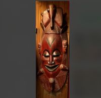 Wand-Maske Afrika? Massiv Holz Unikat Deko Antik Kunst Sammler Nordrhein-Westfalen - Kaarst Vorschau