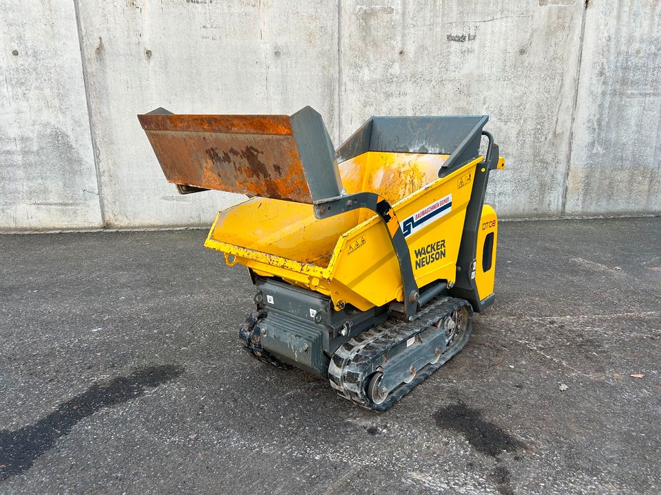 Vermietung Kettendumper Wacker Neuson DT08 in Neustrelitz