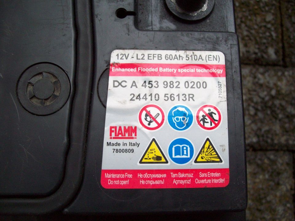 1 Autobatterie von Flmma 12v 60Ah 510A, in Nordrhein-Westfalen - Hilden |  Ersatz- & Reparaturteile | eBay Kleinanzeigen ist jetzt Kleinanzeigen