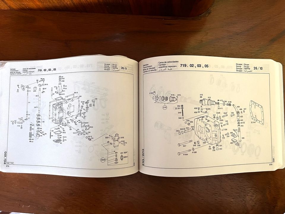 Mercedes O 303 9-15 RH, Ersatzteilkatalog, Bildkatalog, Bus in Tonna