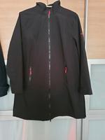 Lange schwarze Softshell Jacke Gr. 48 Niedersachsen - Horneburg Vorschau