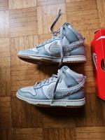 Nike Dunk High retro University gr. 40 white grey Bayern - Krailling Vorschau