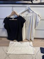 3x esprit t-shirt weit gerade geschnitten Schulter Knöpfe Creme M Hessen - Stadtallendorf Vorschau