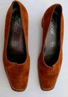 Gabor Slipper Gr. 5 / 38 Rauhleder cognac Hessen - Weiterstadt Vorschau