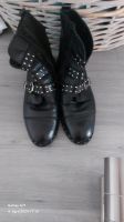 Schwarze Boots, bikerstyle, Gr.41, rockig, Nieten Nordrhein-Westfalen - Castrop-Rauxel Vorschau