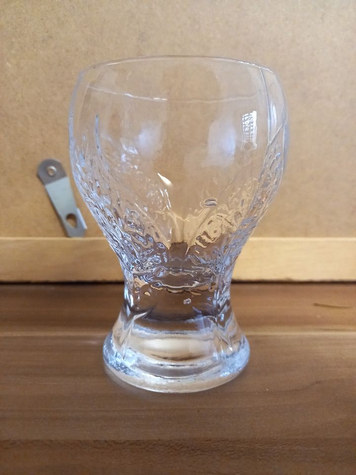 1x Blumenvase, klein, h= 11cm, Glas in Leipzig