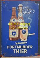 Altes Schild Dortmunder Thier Bierschild 50er 60er Jahre Brauerei Niedersachsen - Zur Schunterquelle Vorschau