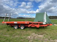 Ballenwagen. Ballenanhänger, Strohplatte, Rückewagen Brandenburg - Schönewalde bei Herzberg, Elster Vorschau