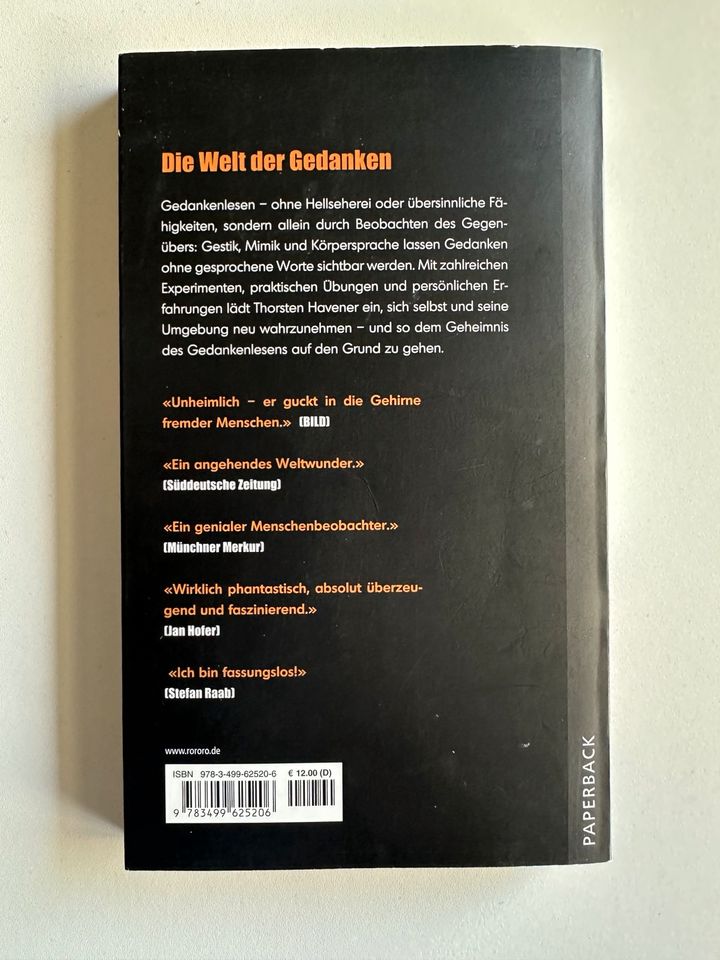 Ich weiß was du denkst - Thorsten Havener Paperback Buch in Köln