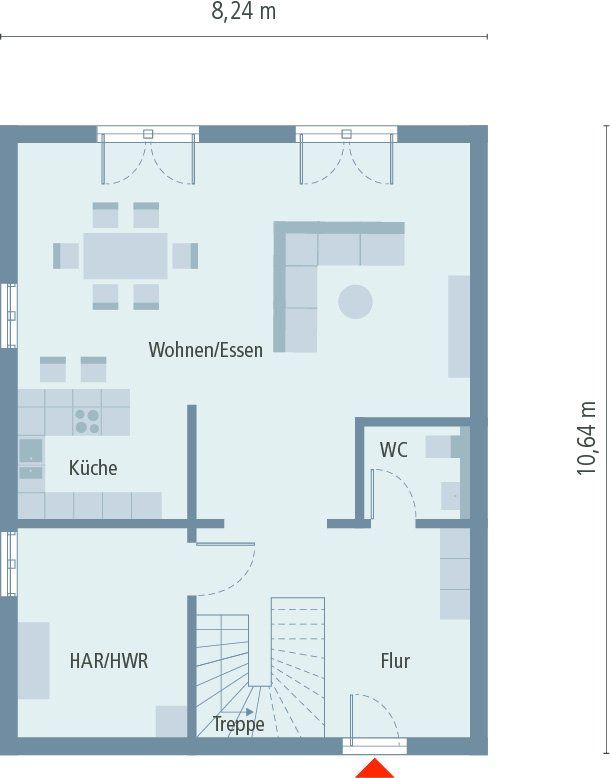 PURE LEBENSQUALITÄT - Jetzt  bei OKAL-10 Jahre Heizkosten und Grundstückbonus sichern - KLASSISCHES DOPPELHAUS - ZEITLOS SCHÖN in Schönefeld