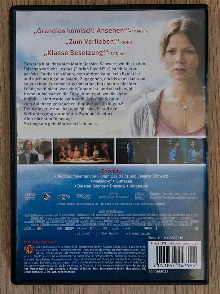 DVD/Film, Jesus liebt mich, mit Florian David Fitz in Lochhausen