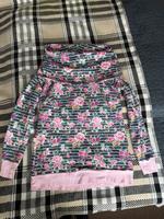 Pullover Unikat Damen Blumen und Kragen handmade Gr.42 Berlin - Hellersdorf Vorschau
