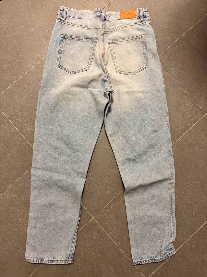 Monki Jeans Light Blue Gr. 29 in Düsseldorf