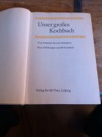 Unser großer Kochbuch, Verlag für die Frau, DDR Niedersachsen - Wistedt Vorschau