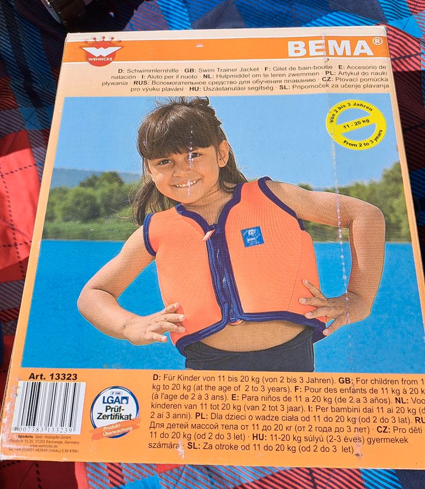 Bema Schwimmweste 11-20kg in Enkenbach-Alsenborn