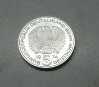5-DM-Gedenkmünze „25 Jahre Grundgesetz“ 1974 F Nordrhein-Westfalen - Nümbrecht Vorschau