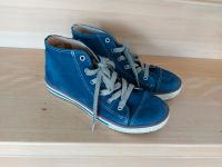NEUwertig! Halbhohe blaue unisex Sneaker (Leder, Gr. 35) Mecklenburg-Vorpommern - Pantelitz Vorschau