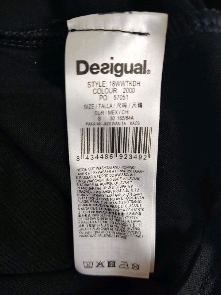 Desigual Bluse Tunika Gr.S/36 in Tauche