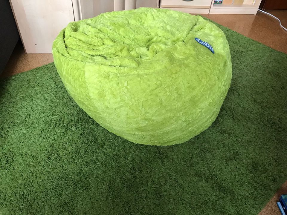 Sitting Point Sitzsack Fluffy 120L Grün in Rheinland-Pfalz - Großmaischeid  | eBay Kleinanzeigen ist jetzt Kleinanzeigen | Sitzsäcke